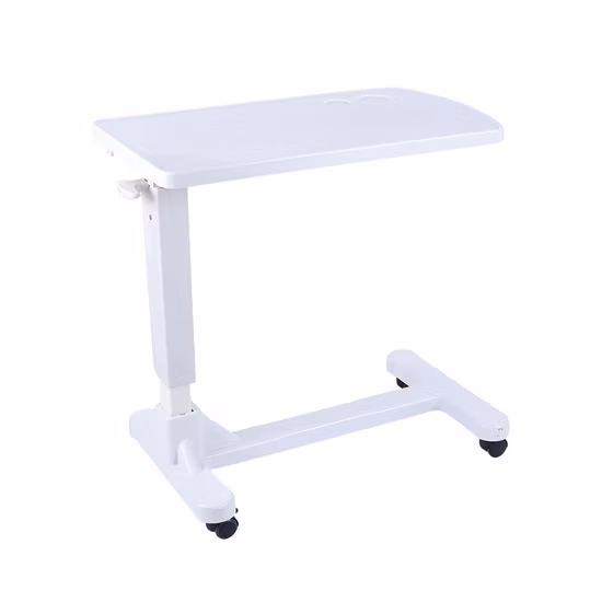 Adjustable Mobile Dining Table Board for Hospitals