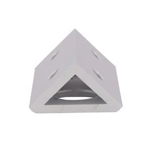 Aluminum Alloy 4 Hole Inside Extrude Corner Gusset Bracket for Aluminum Extrusion with Profile 3060 6060 Series