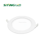Aluminum panel 3w 6w 9w 15 w 18w 24w aluminum square led panel light