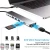 Import Aluminum USB Hub 8 in 1 USB Type C Hub 3.0 Multi Function Adapter for Macbook Pro Air iPad MateBook from China