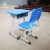Import Amazon best selling low price school furniture adjustable height durable steel single desk and chair from China