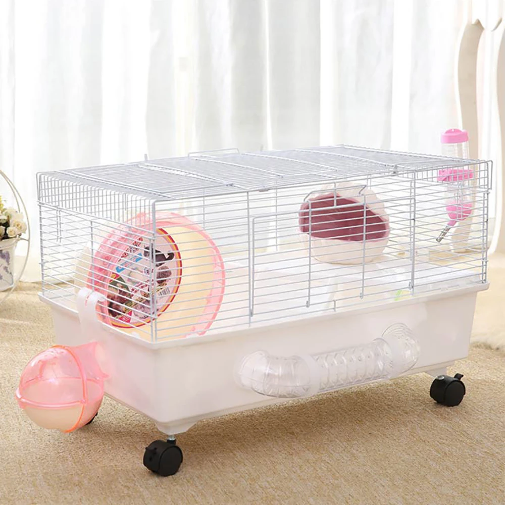 Amazon hot selling external pipe DIY configuration large acrylic basic small travel pet bag hamster cage