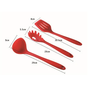Amazon hot selling kitchen silicone cookingware cooking tools 10pcs set cookware kitchen utensils 10 pcs sets