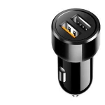 Amazon Hot-Selling Portable Car Charger Mini USB Cell Phone Car Charger Dual-Port Smart High Speed