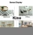 Import American circular creative Iron art loft small coffee table Simple circle several living room side from China