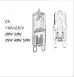 American market Hotsale Supermarket items Halogen Light G9