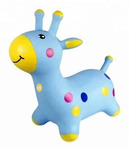 Animal Deer Hopper Inflatable Kids Jumping Toys Colorful