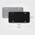 Anti shock Rust-proof Number Plate Holder Universal American Auto Car Silicone License Plate Frame Black