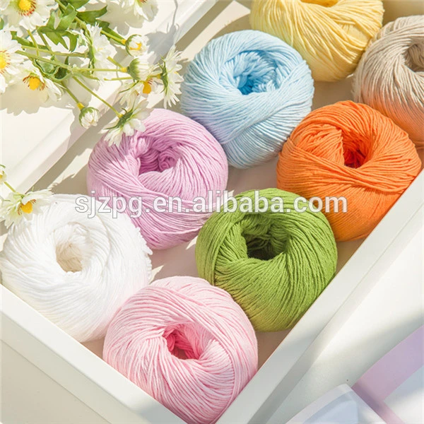 Anti-Static Anti-Pilling 100% Organic Cotton Yarn for Hand Knitting