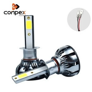 Auto Accessories Auto Lighting Systems H1 LED Headlight Bulb M5 Series H1 5600lm With Fan For Cooling