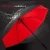 Import auto advertising bright red simple golf umbrella with customizing logo printing from China