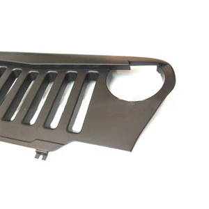 Auto Parts Racing Grills suit for Jeep Wrangler TJ 1997-2006 Car Front intake Grid Grill Grille