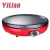 Import Automatic New Luxury Red Round Non-Stick Cooking Electric Mini Pizza Pan Pancake Crepe Making Machine from China