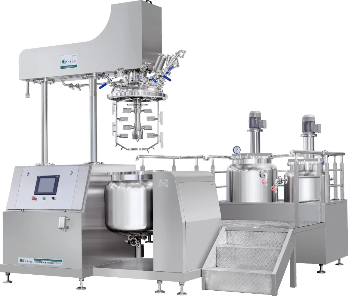 Automatic Vacuum Homogenizing Emulsifier/cake Gel Emulsifier Making Machine/chemical Machinery Equipment
