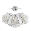 Baby cute Chiffon bloomer kids diaper cover bowknot shorts Newborn Toddler baby pumpkin bloomers and headwrap