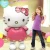 Import Baby Favor cartoon toy party decoration Big size Standing Hello Kitty helium foil balloon from China