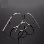 Ball Lock 100mm Self-locking 201/304/316 zip stainless steel cable tie