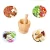 Import Bamboo Mortar and Pestle, Garlic Press Ginger Crusher Spices Grinding Set Garlic Mincer Herb Spice Masher Grinder Chopper from China