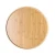 Import Bamboo Wood Natural Round Serving Food Tray, Raised Edge with Cut-Out Handles from China
