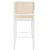 Import Bar furniture solid wood frame real rattan seat cane wood chair from China