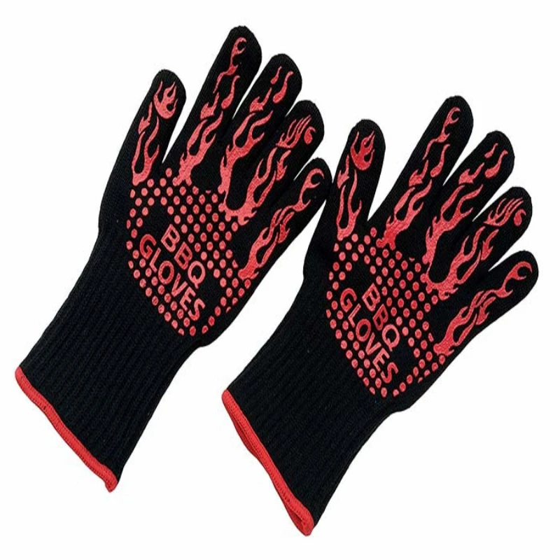 Barbecue Oven Glove Heat Resistant Gloves  Grilling BBQ Gloves for Cooking Baking