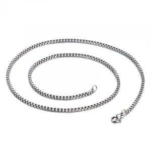 Base Chain High Qulity 316L Stainless Steel Box Chain Necklace