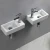 Import Bathroom Vanities Small Size Solid Surface Bathroom Basin Cute Small Sink Resin Stone Counter Top Wash Basin from China