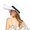 Beach Folding Oversize Wide Brim Women Wholesale Australian Mexican Panama Custom Big Paper Straw Hats For Women With Logo