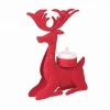 Beautiful Unique Metal Decorative Christmas Red Reindeer Candle Holder