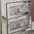 Import Bedroom Furniture3 Drawer nightstand  Silver Mirrors Crushed Diamond  Bedside Table from China