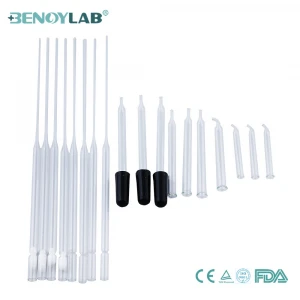 BENOYLAB Medical Consumables Neutral Glass Pasteur Pipette 150mm