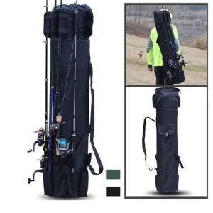 Buy Bespoke Bag Fishing Reel Rod Pole Organizer Lure Tackle Bag