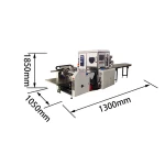 Best price Automatic Visual Rigid Box Positioning machine for hard case paper box making