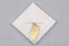 Best Quality Handmade White Marble Square Coaster With Brass Design (set of 4 coasters) Available for Sale