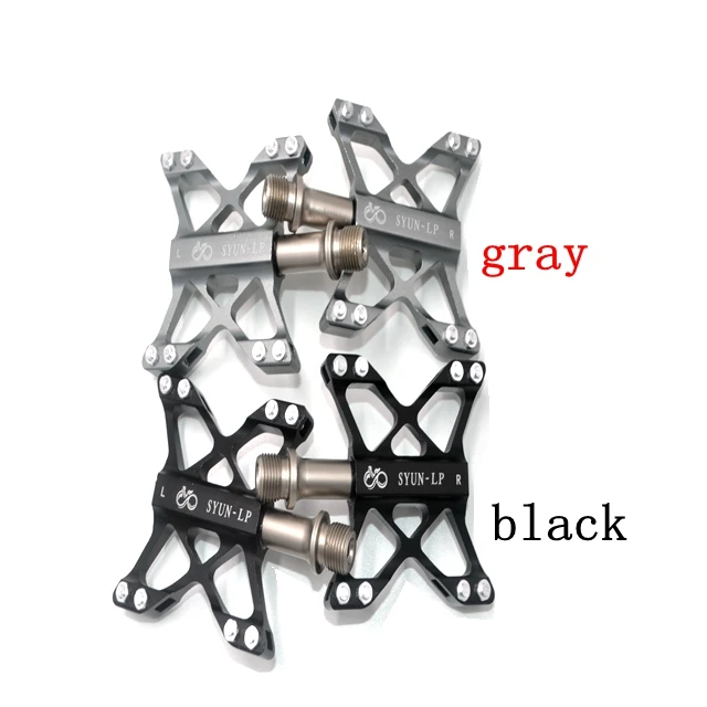 Bicycle pedal aluminum alloy mountain bike pedal mountain bike road bike sealed DU bearing pedal bicycle parts