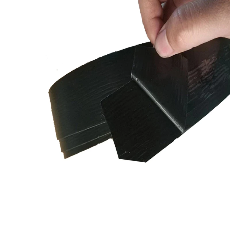 Bitumen waterproof membrane Custom Elastic Pavement Round Cream Repair Black Anti-cracking Stickers