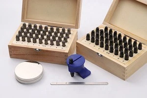 Black Carbon Steel Alphabet And Number Stamp Tools and punching of jewelry tools &amp; equipment