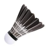 Black feather badminton ball shuttlecock with high quality