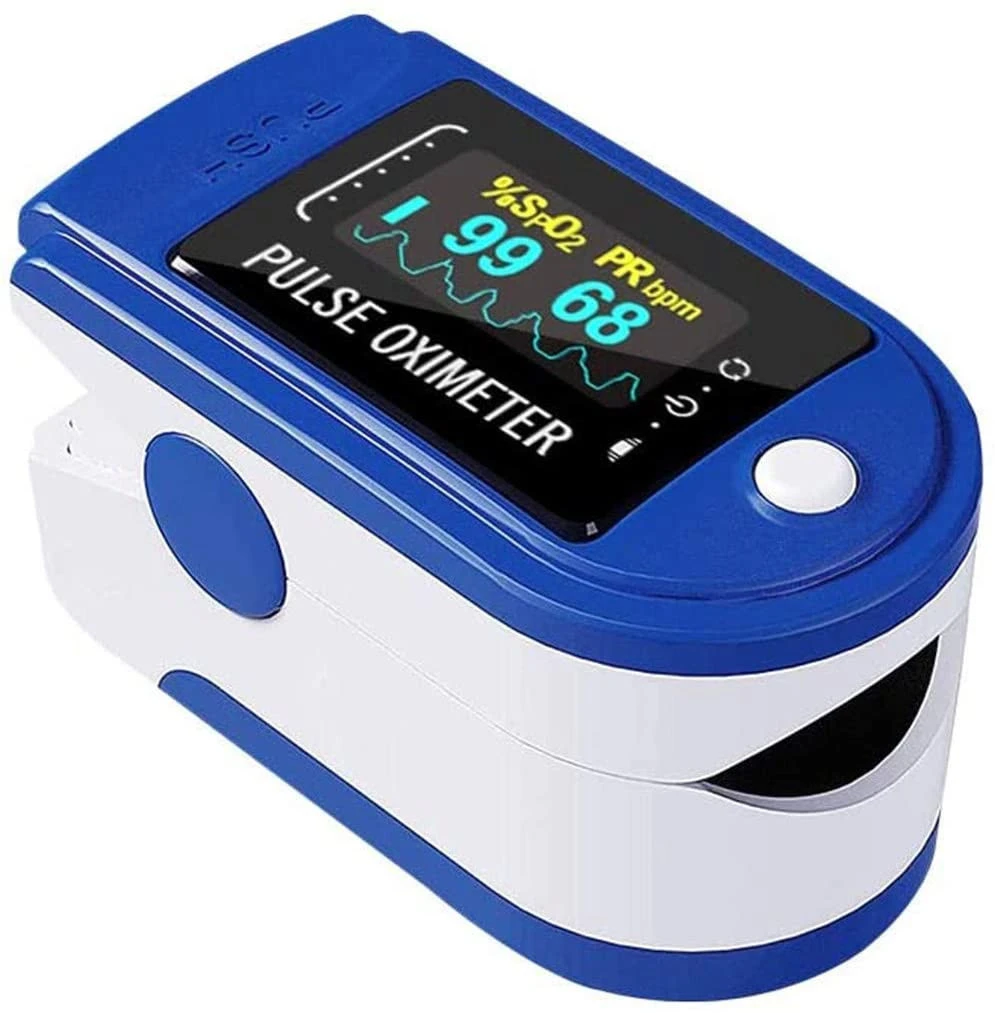 Blood Oxygen Saturation Pulse Oximeter Portable Oxygen Sensor Oximeter Fingertip Pulse