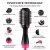 Import blow dryer brush hair dryer-hair styling brush electric brush hair straightener from China