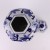 Import Blue and White Porcelain Flower Pattern Ceramic Ginger Jars Hexagonal General Tank Pot from China