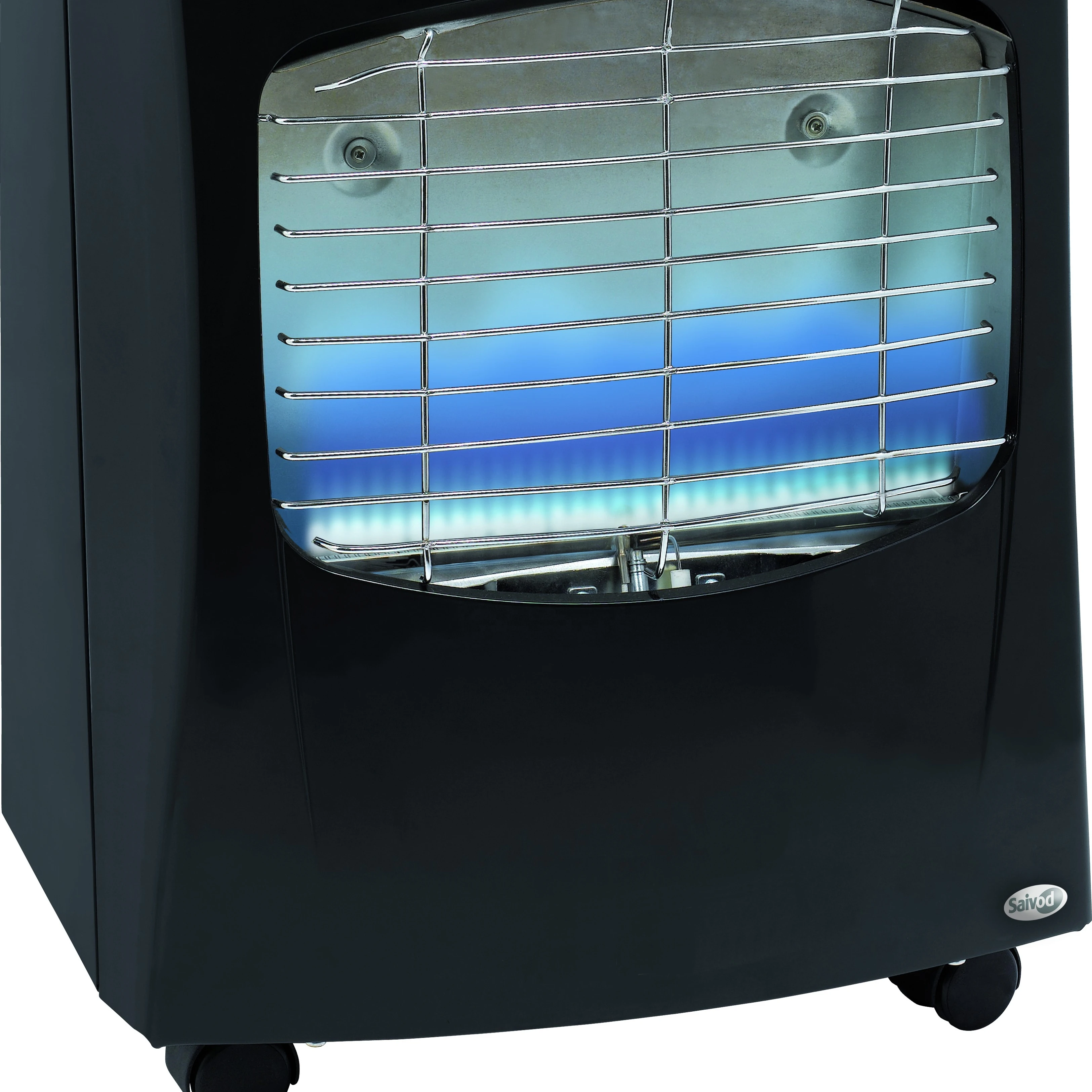Blue flame room gas heater