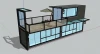 Boutique design container house and residential office or commercial prefab house
