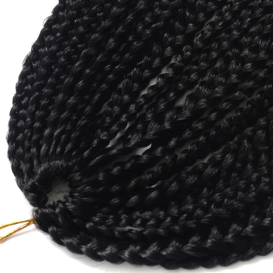 Box Braid Crochet Braid Synthetic Hair Extensions 14 inch Whosale Box Braids Braiding DHS Hair