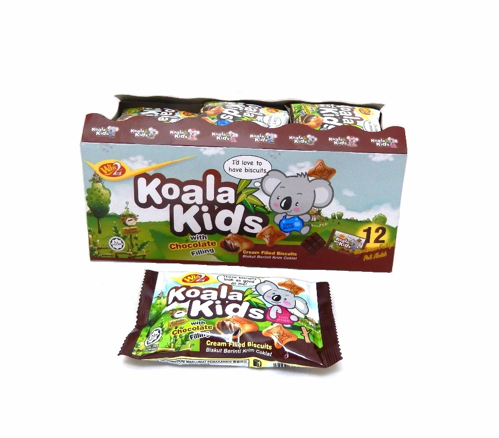 boxed Koala Kids Biscuits With Chocolate Fillings 192g
