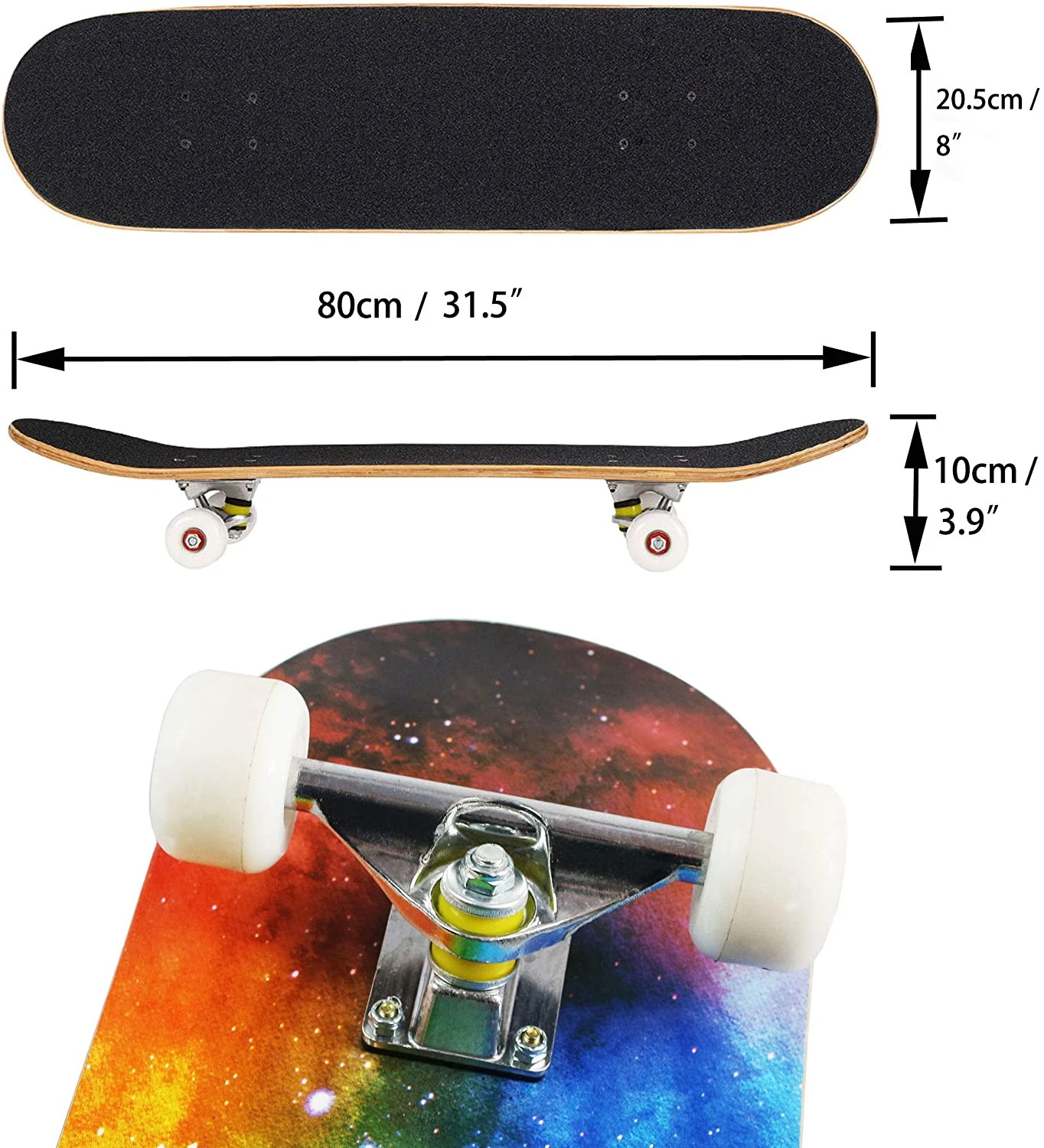 Bunnyhi HB003 skate board decks wholesale 7 ply wood skateboard