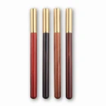 Business promotional metal wood pen Metal gel ink  pen  wooden roller pen