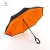 Import C Type Rubber Handle Windproof Can Print Customer Logo Reverse Umbrella Put In The Car Umbrella from China