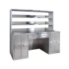 C8 Stainless Steel Hospital Working Table (With Test Tube Frame)