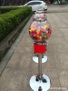Candy Round Ornament Gift Toy vending machine with metal construction for kid bouncing ball or plastic capsule